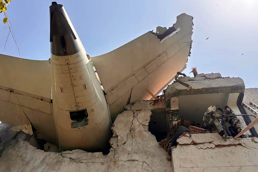 Air India flight 171 crash; The passenger plane bound for London Gatwick crashed shortly after takeoff from Ahmedabad