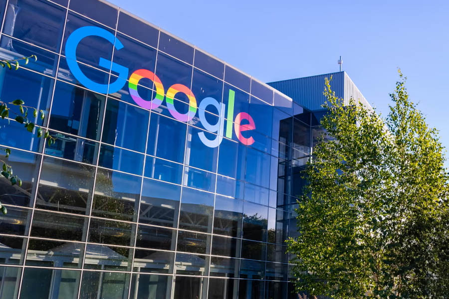 Google parent Alphabet headquarters with data center servers representing multibillion-dollar AI and cloud infrastructure investment for 2025.