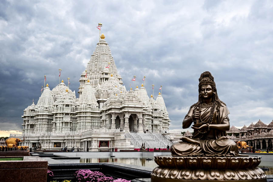 The BAPS Swaminarayan Akshardham temple in Robbinsville, New Jersey, is the largest modern Hindu temple outside India, but workers allege abuse, visa fraud and medical neglect during its construction.