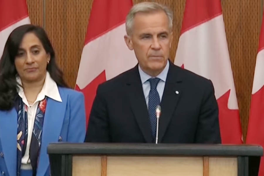 Canadian Prime Minister Mark Carney announces that 🇨🇦 Canada will recognise 🇵🇸 Palestine at the UN General Assembly in September, joining France and the UK in a historic diplomatic shift.