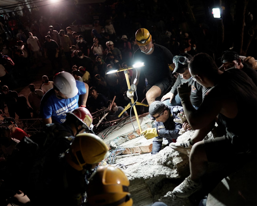 Colombia earthquake live updates: rescuers race to free people from building rubble after more than 110 killed