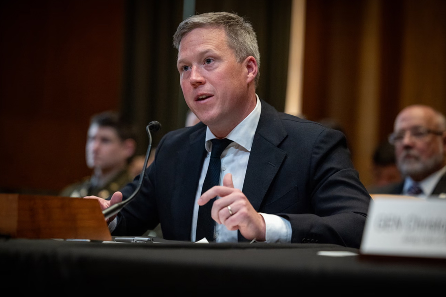 Secretary of the army Dan Driscoll was second in line to defense secretary Pete Hegseth.