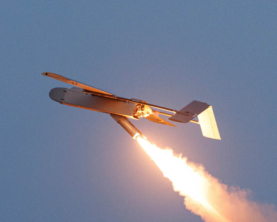 A deep-strike drone. The plant hit by Russia made AQ-400 Scythe and AQ-100 Bayonet deep-strike drones (not pictured).