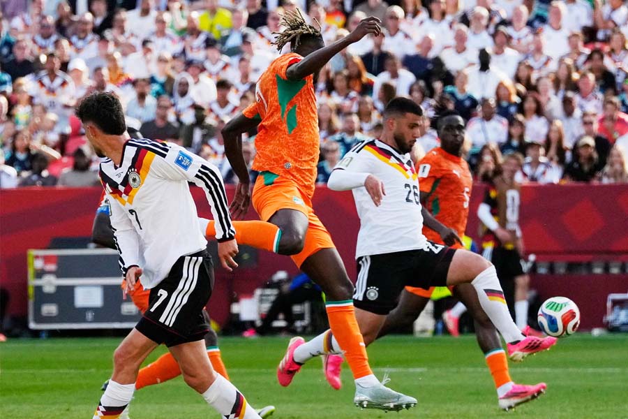 Deniz Undav slots home Germany's 68th-minute equaliser from close range against Côte d'Ivoire