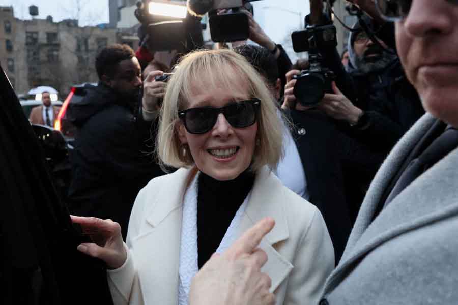 E. Jean Carroll leaves court in New York City. A judge has ordered the release of the $5.8 million Donald Trump owes her following her successful 2023 sexual abuse and defamation trial.