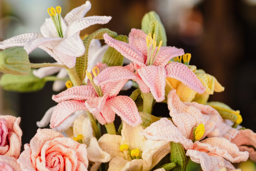 Felt Mother's Day flowers