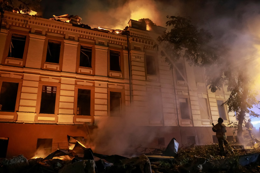Russia Pounds Kyiv for Five Hours in One of Biggest Ever Ballistic Missile Attacks — At Least One Killed as Ukraine Strikes Wildberries Warehouses Used for Drones
