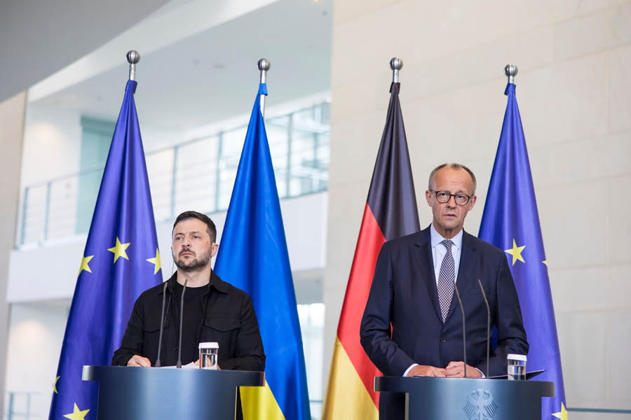 German Chancellor Friedrich Merz, a staunch ally of Ukraine, maintains a close relationship with President Volodymyr Zelenskyy, supporting continued security and peace efforts.