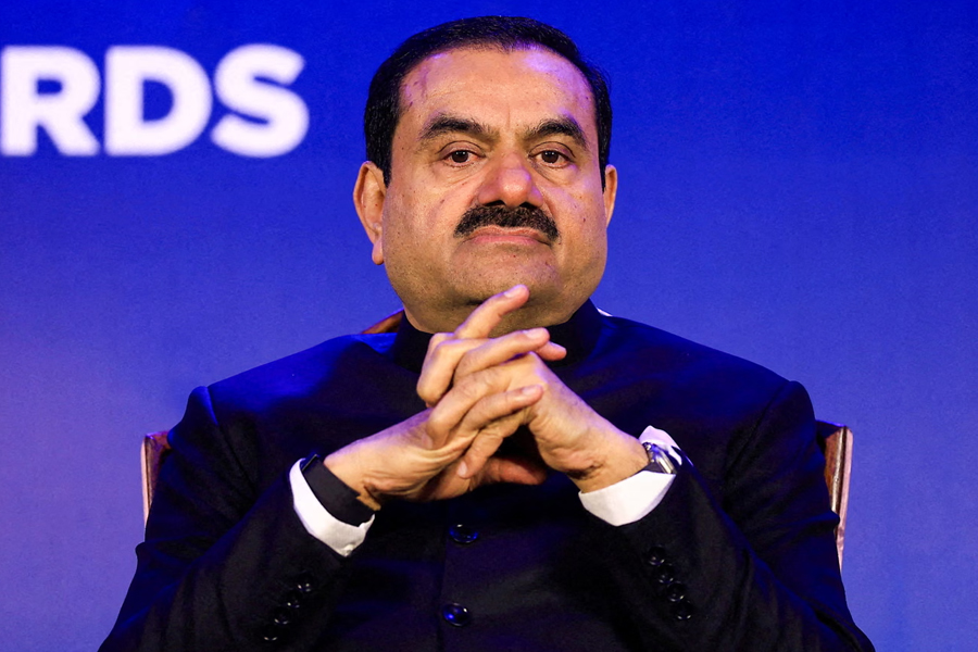 Gautam Adani attends the 51st Gems and Jewellery awards in Jaipur, India