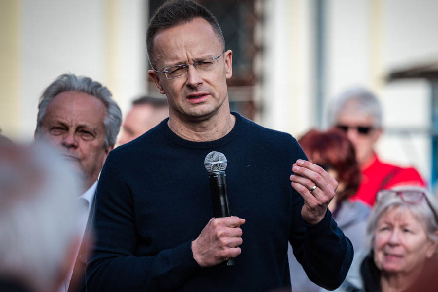 Hungarian Foreign Minister Péter Szijjártó speaks out against the interception of his communications with his Russian counterpart amid growing political controversy.