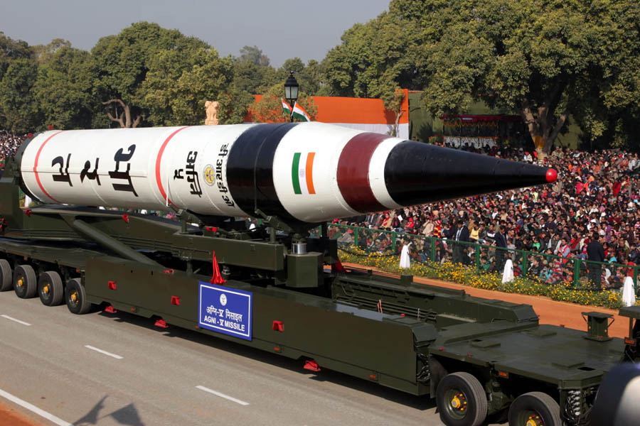 India’s Agni-5 ballistic missile showcased during Republic Day parade in 2013
