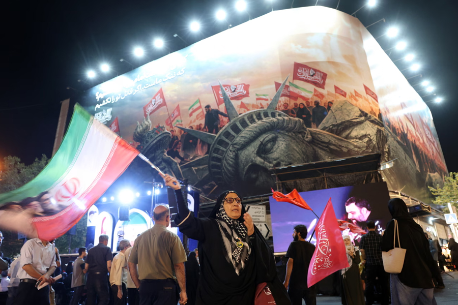 Iran's leaders have appealed to the public's sense of patriotism as they try to weather the country's economic downturn.