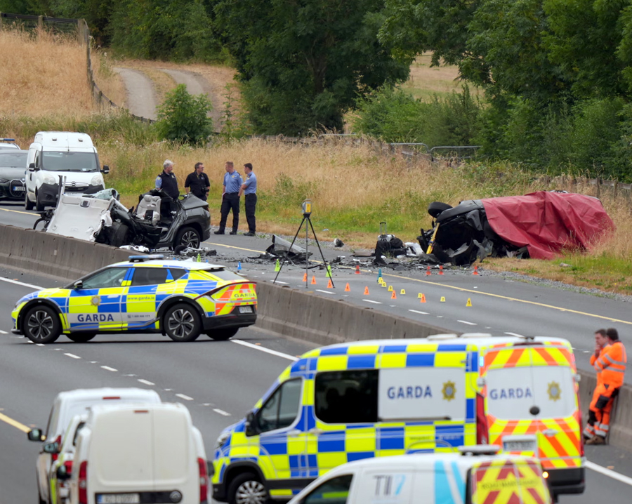 Ireland M9 Motorway Crash