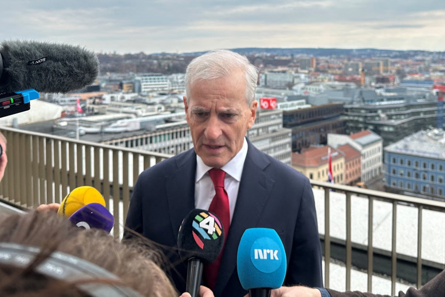 Norway's Prime Minister Jonas Gahr Støre speaking about the Epstein files, saying the documents demonstrate 'it is possible to buy and abuse influence if you are rich enough'