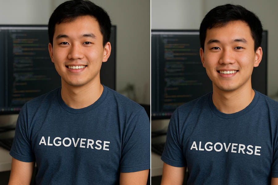 Kevin Zhu, founder of Algoverse, working on AI research and mentoring high school students.