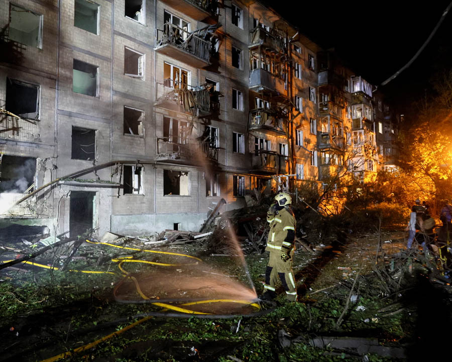 Missile Attack on Kyiv Kills at Least Four as Trump Backtracks on Patriot Production — Russian Strike Destroys US-Owned Drone Factory