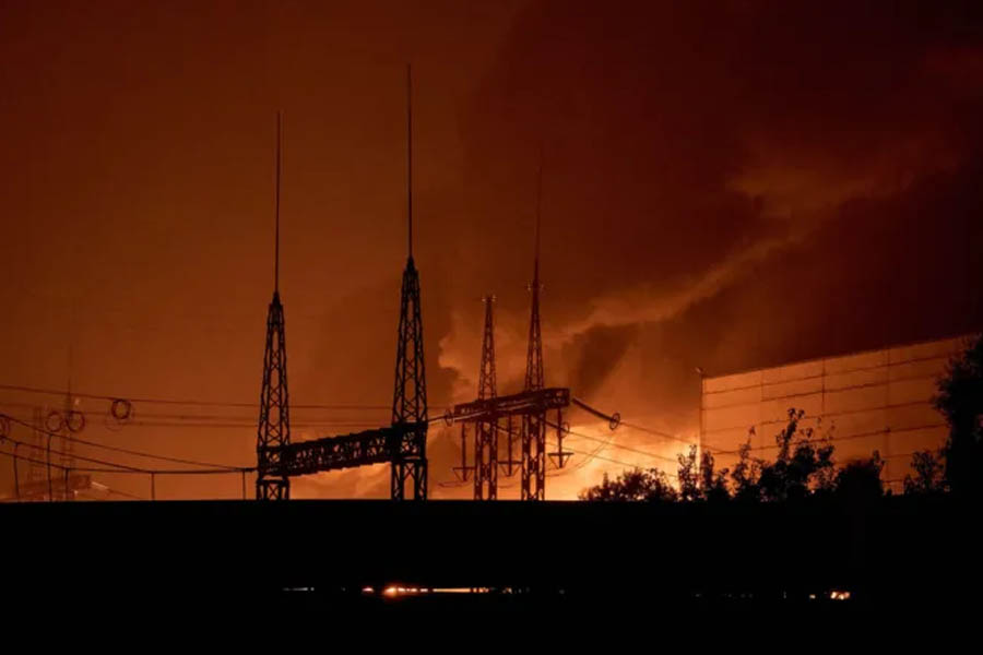 Power cuts affect large parts of Kyiv after overnight Russian missile and drone attacks targeting the city’s energy infrastructure.