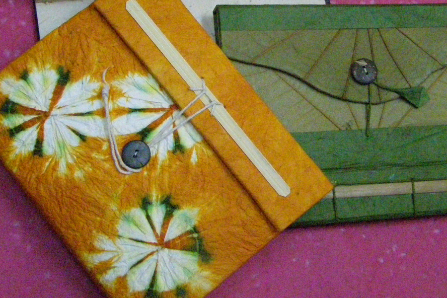 Lokta paper notebooks and journals