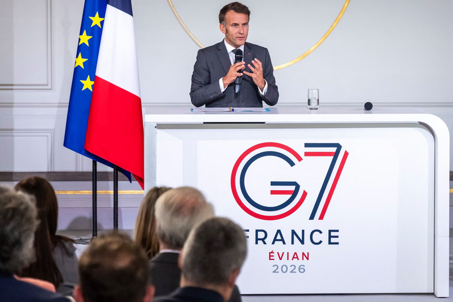 Emmanuel Macron will issue a chairman's summary on discussions over the conflicts in Gaza and Iran, and concise communiques after each working session on other topics at the G7 summit in Évian.