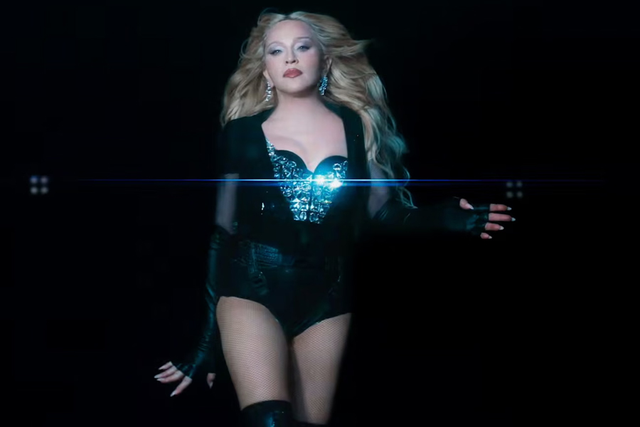 Madonna in 'Confessions II – The Film' – holding back the passage of time with the power of her imagination. The 10-minute short film premiered at the Tribeca Festival and has since amassed over a million YouTube views.