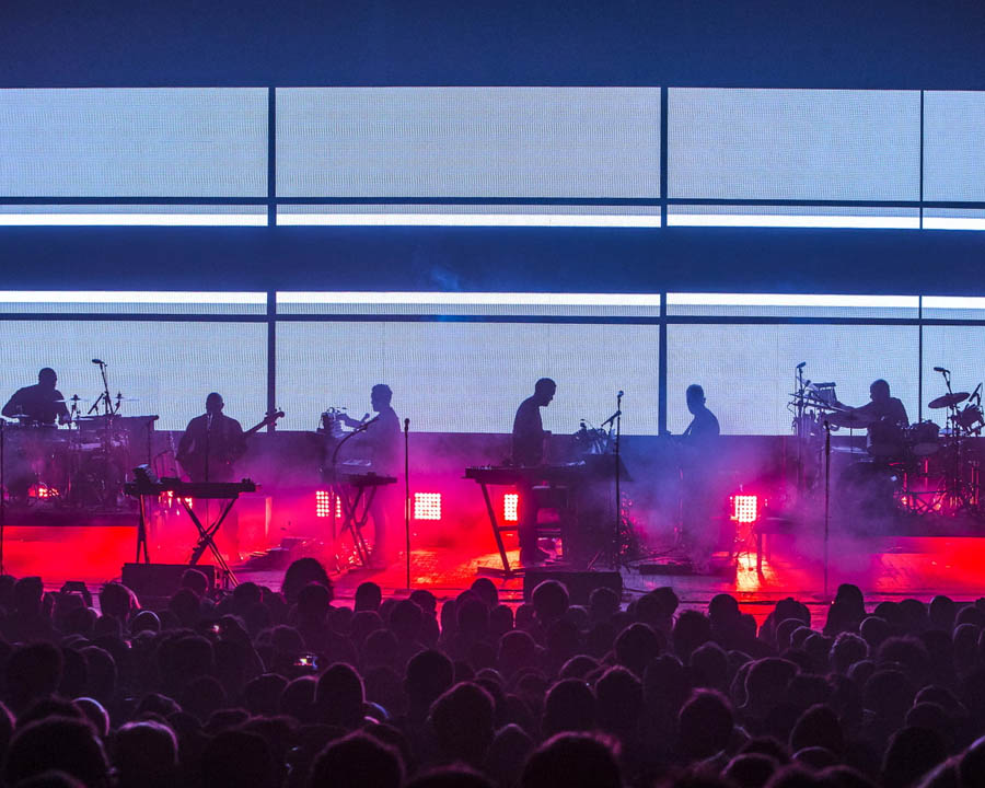 Massive Attack in concert at the O2 Academy, Brixton, London, February 2016