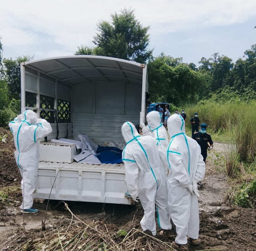 100 of 201 bodies found in East Nawalparasi managed in community forest after Bhotekoshi flood