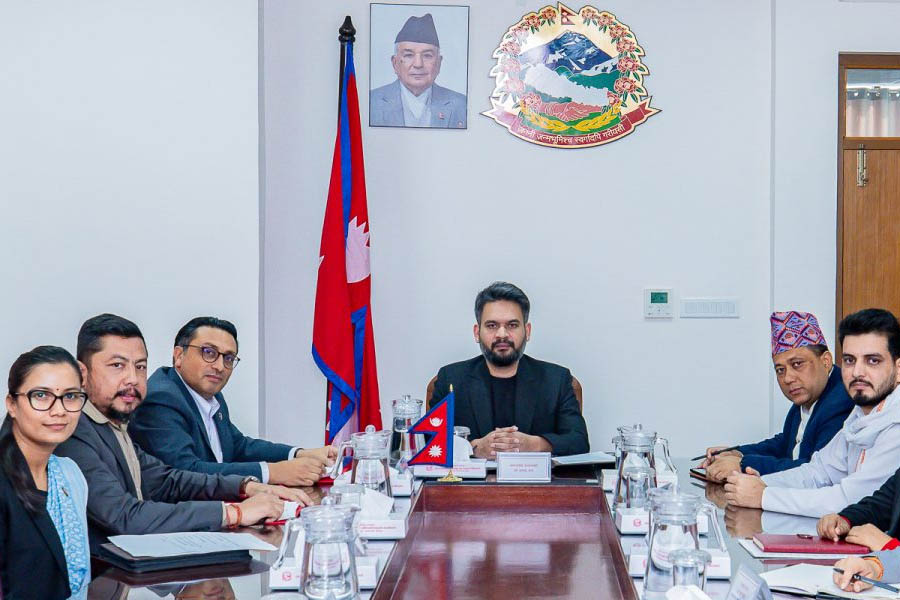 Nepal Cabinet meeting at Singha Durbar