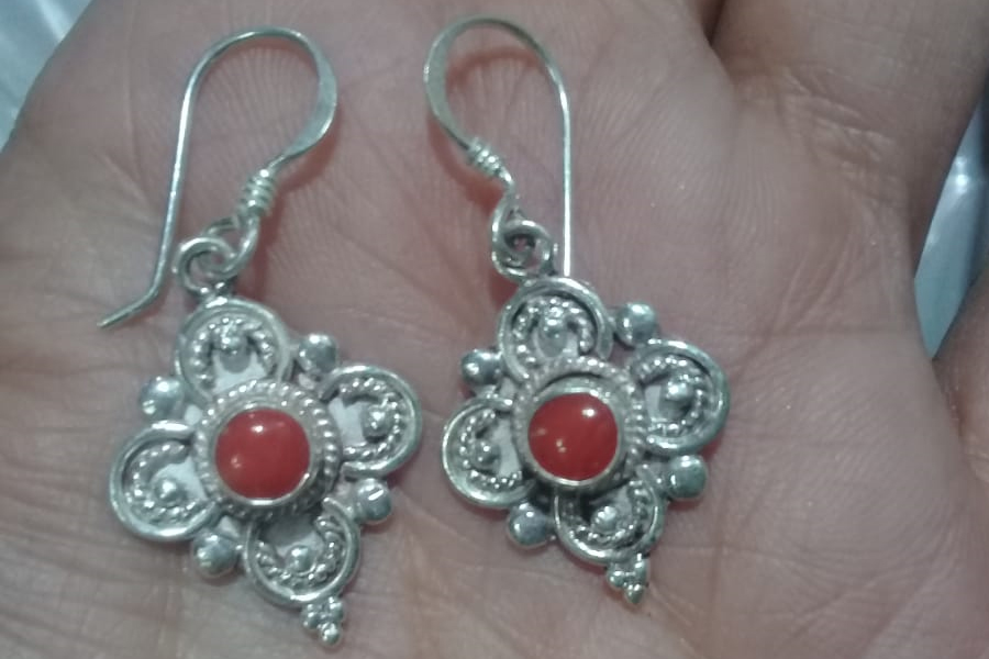 Nepali Silver Earrings