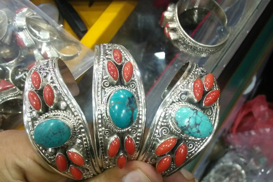 Nepali Silver Jewelry Set