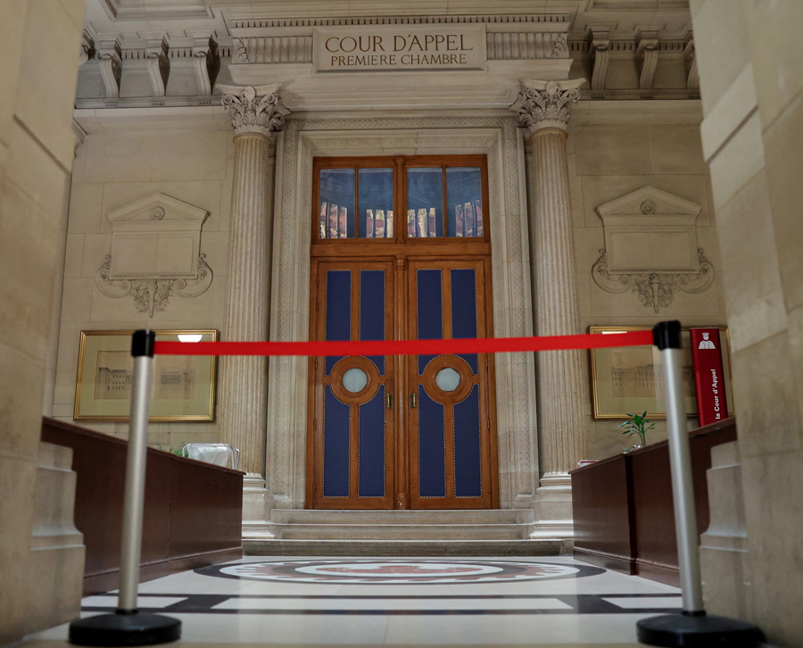The entrance of the first Chamber at Paris Court of appel.