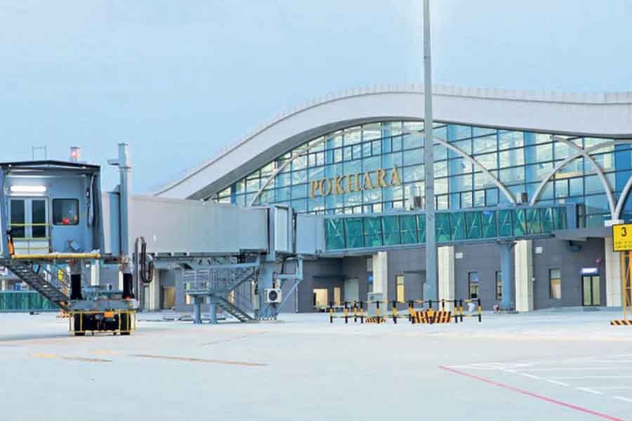 Pokhara International Airport with regular international flights scheduled from September 2026