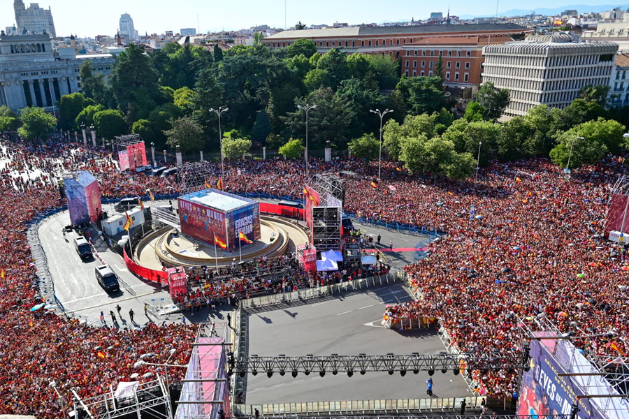 Spain World Cup Celebration