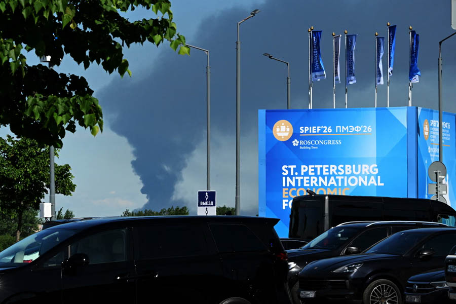 'Russian Davos' Opens Under a Pall of Smoke: Ukrainian Drones Hit St Petersburg Oil Refinery, Naval Base, and Putin's Party — Tate Brothers, Candace Owens, and 20,000 Guests Watch as Kremlin's Prestige Goes Up in Flames