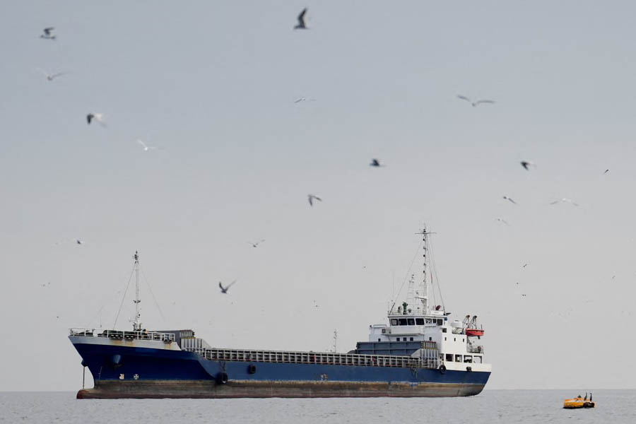 Trump announcing Strait of Hormuz blockade