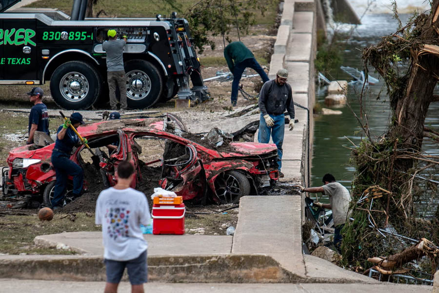 Rescuers in Texas continue their desperate search along the Guadalupe River after flash floods claimed 82 lives, including children from Camp Mystic.