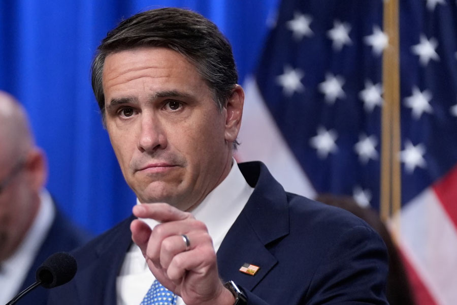 Todd Blanche, nominated by Trump for attorney general, at the justice department on 11 July 2026