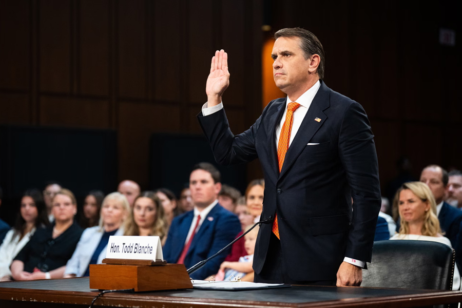 Senate Confirms Todd Blanche as Attorney General