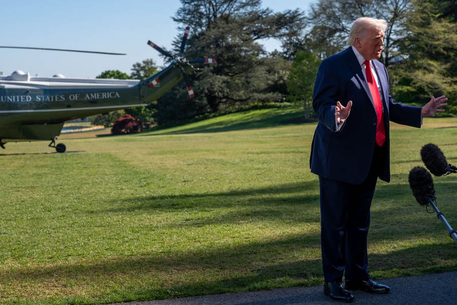 Trump says the US Navy will start blockading the Strait of Hormuz.