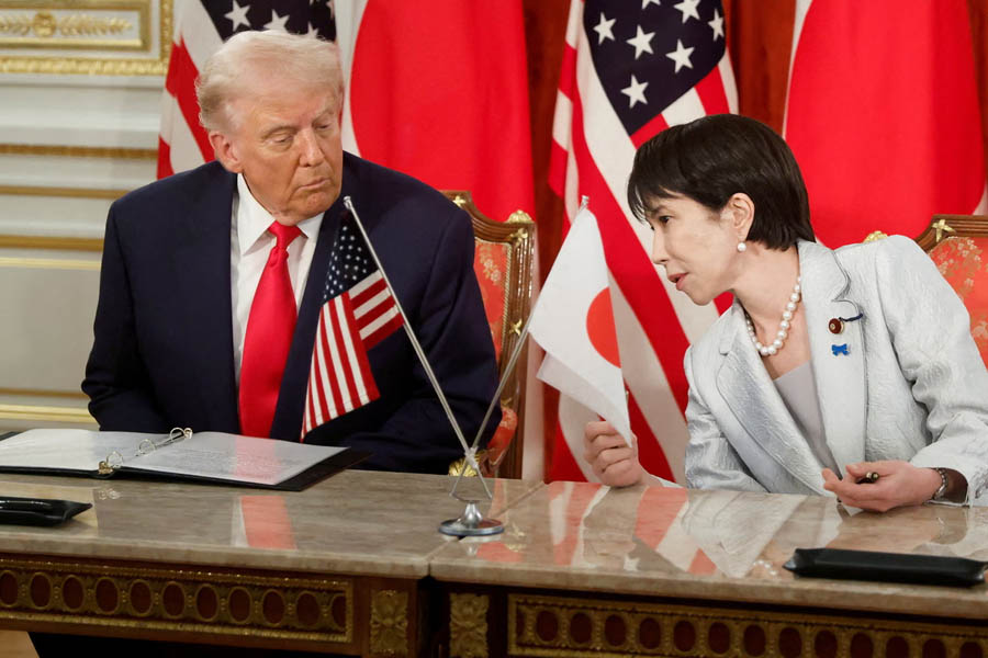 Trump advising Japan’s Prime Minister Sanae Takaichi to ease tensions with China.