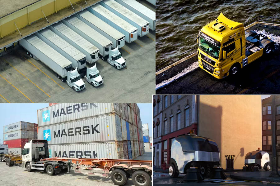 Donald Trump speaking about new US tariffs targeting heavy trucks, medicines, and kitchen cabinets, as markets react to escalating trade tensions.