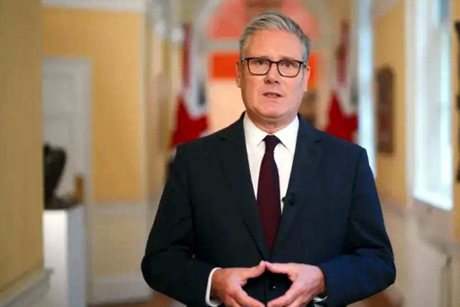 Prime Minister Keir Starmer preparing to announce the UK’s new digital ID scheme, which will require adults to prove their right to live and work through a secure digital system.