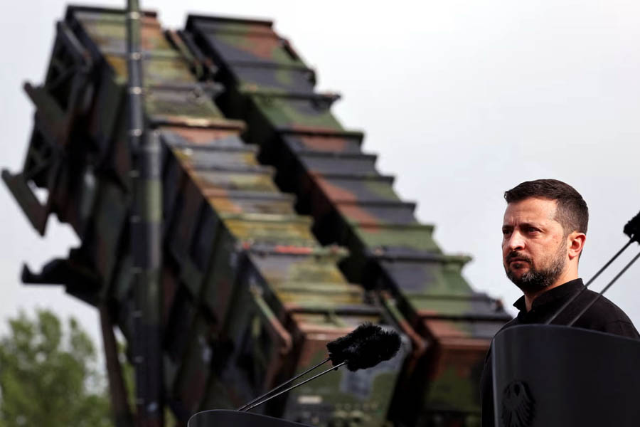 The US has paused some weapons shipments to Ukraine, citing concerns over low stockpiles and a need to prioritize national interests, the White House says.