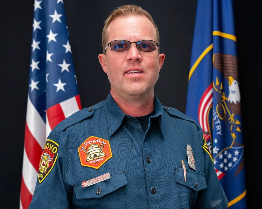 Captain Spencer Long of the Provo fire department. The fire captain, his wife, and their three sons were killed in a flash flood while hiking in southern Utah.