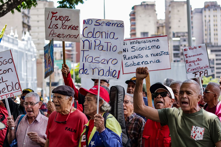 Venezuela anti-imperialist protest