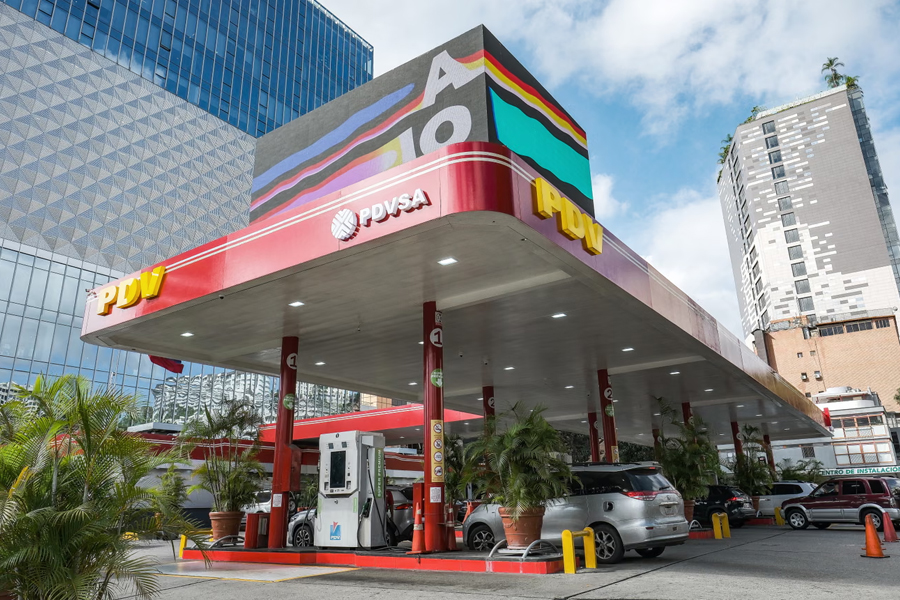 Venezuela fuel station