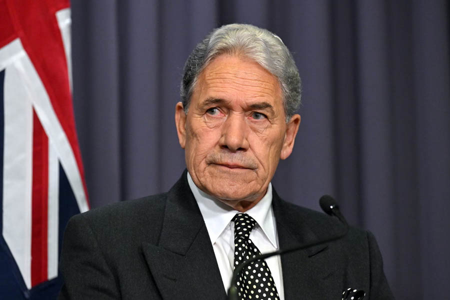 New Zealand Foreign Minister Winston Peters speaking about record Māori representation in parliament and cabinet
