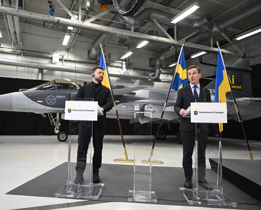 Sweden Signs $2.54bn Deal to Deliver 16 Gripen E Fighter Jets to Ukraine — Saab Contract Signed as Zelenskyy Mocks Putin's 15 Failed Deadlines